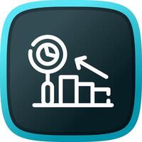 Predictive Analytics Creative Icon Design vector