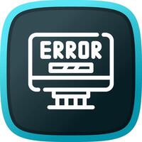 Error Creative Icon Design vector