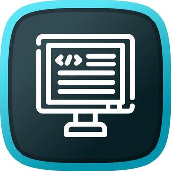 Code Creative Icon Design vector