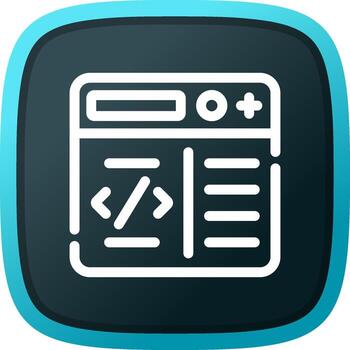 programación creativo icono diseño vector