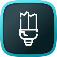 Light Bulb Creative Icon Design vector