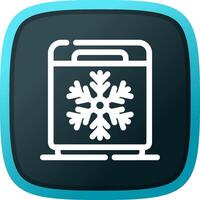 Freezer Creative Icon Design vector