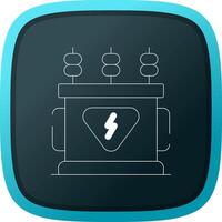 Power Transformer Creative Icon Design vector