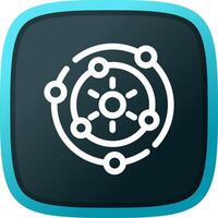 Orbit Creative Icon Design vector