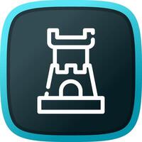 Castle Creative Icon Design vector