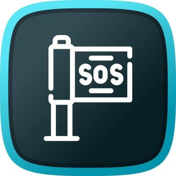 problema de diseño de iconos creativos vector