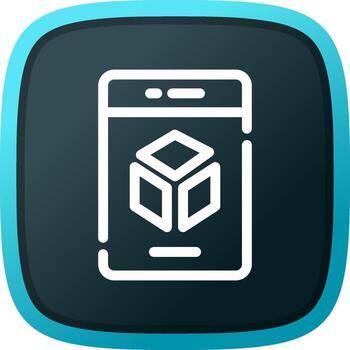 prototipo creativo icono diseño vector