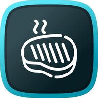 Steak Creative Icon Design vector