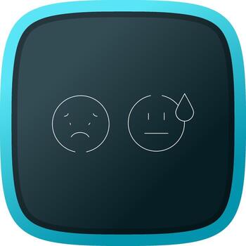 básico emoción creativo icono diseño vector