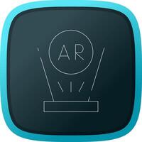 Augmented Reality Creative Icon Design vector