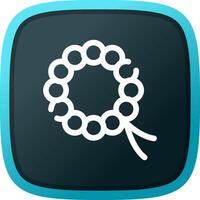 Rosary Creative Icon Design vector