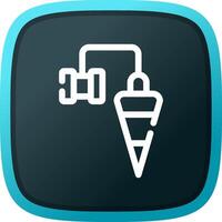 Plumb Bob Creative Icon Design vector