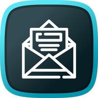 Open Email Creative Icon Design vector