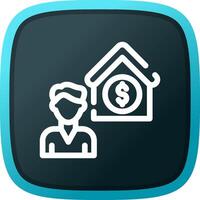 Broker Dealer Creative Icon Design vector