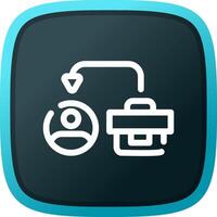 B2C Creative Icon Design vector