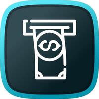 Withdrawal Creative Icon Design vector