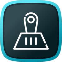 Garbage Picker Creative Icon Design vector