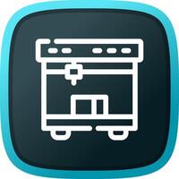 3D Printing Creative Icon Design vector