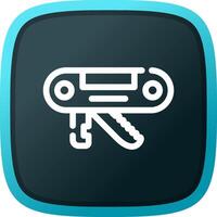 Swiss Army Knife Creative Icon Design vector