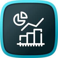 Statistical Analysis Creative Icon Design vector