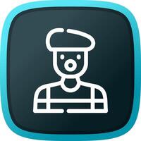 Mime Creative Icon Design vector
