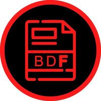 BDF Creative Icon Design vector