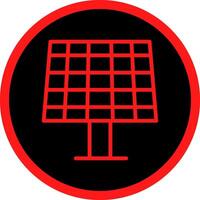 Solar Panel Creative Icon Design vector