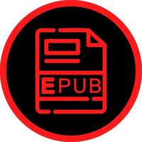 EPUB Creative Icon Design vector