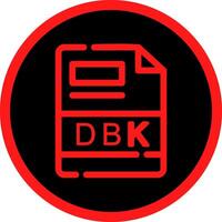 dbk creativo icono diseño vector