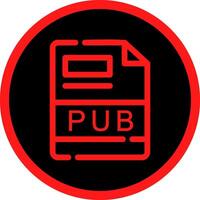 PUB Creative Icon Design vector