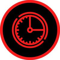 Time Quarter Creative Icon Design vector