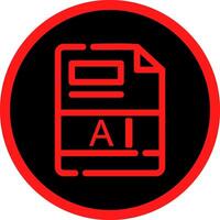 AI Creative Icon Design vector