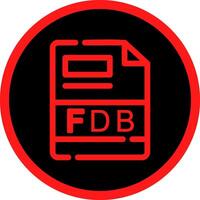 FDB Creative Icon Design vector