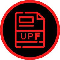 UPF Creative Icon Design vector