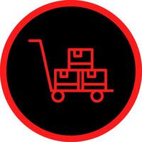 Trolley Creative Icon Design vector