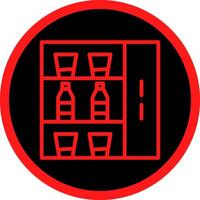 Vending Machine Creative Icon Design vector