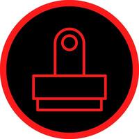 Stamp Creative Icon Design vector