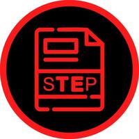 STEP Creative Icon Design vector