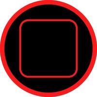 Line Red Gradient Circle Design vector