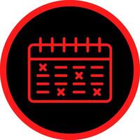 Schedule Creative Icon Design vector