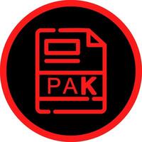 PAK Creative Icon Design vector