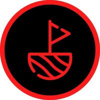 Space Colonization Creative Icon Design vector