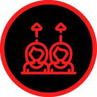 Same Approach Creative Icon Design vector