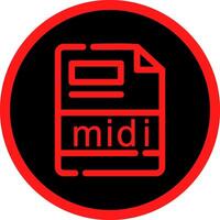 midi Creative Icon Design vector