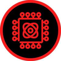 Quantum Technology Creative Icon Design vector