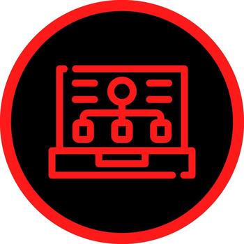 frente final desarrollo creativo icono diseño vector