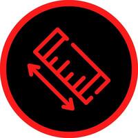 Ruler Creative Icon Design vector