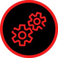 Cogwheels Creative Icon Design vector