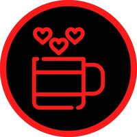 Love Tea Creative Icon Design vector