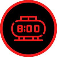 Digital Clock Creative Icon Design vector